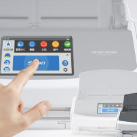 富士通(Fujitsu)ix1500L智能扫描仪WIFI无线传输高速高清彩色双面自动馈纸扫描