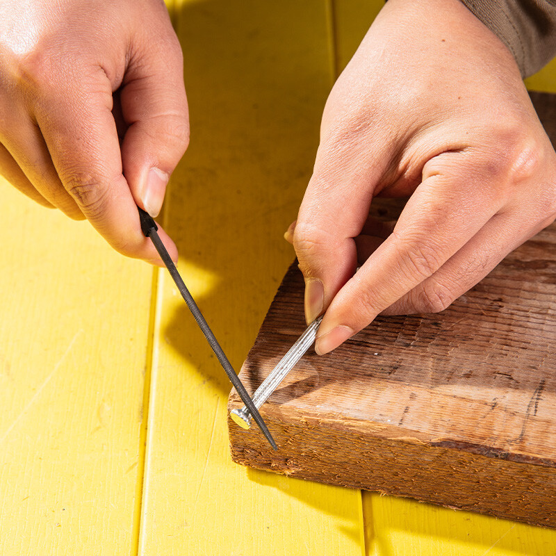 得力deli什锦锉10件套黑4160mm