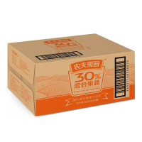 农夫山泉农夫果园30%混合果蔬汁(胡橙)500ml*24整箱