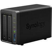 群晖 （Synology） DS718+ 2盘位 NAS 网络 存储 服务器 （定制4T机械硬盘）