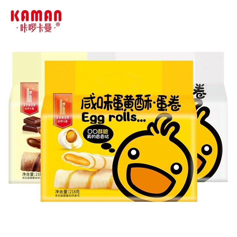 咔啰卡曼咸味蛋黄酥蛋卷218g