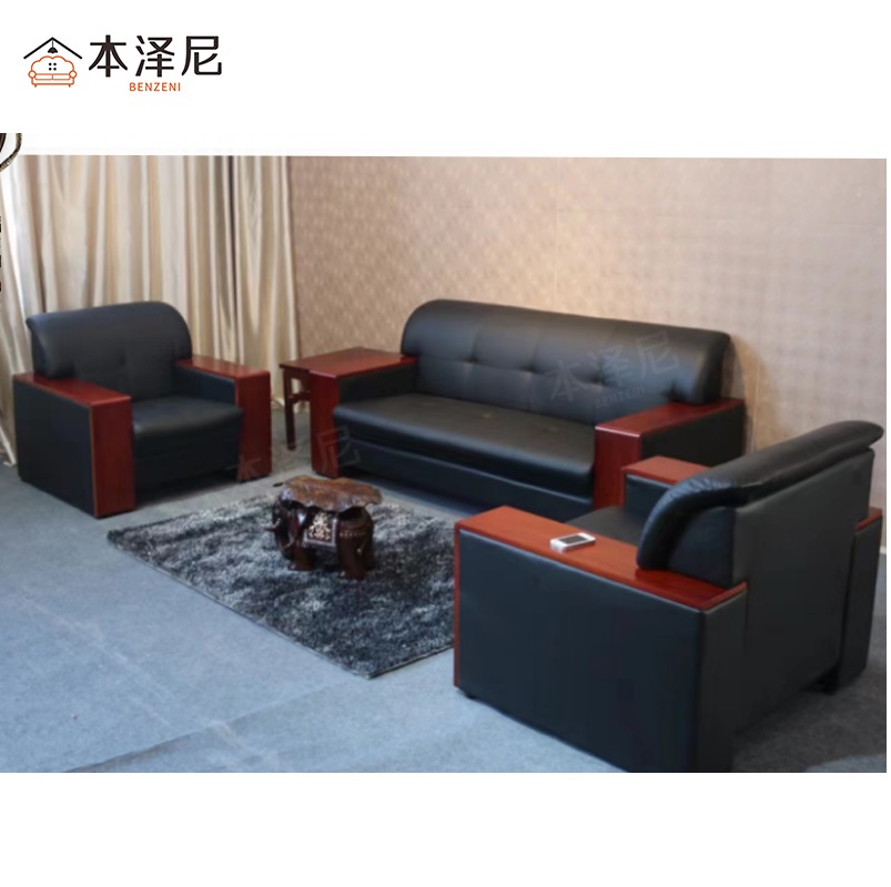 本泽尼 沙发组合 HTAM-SF506 1900*800*850mm 套高清大图