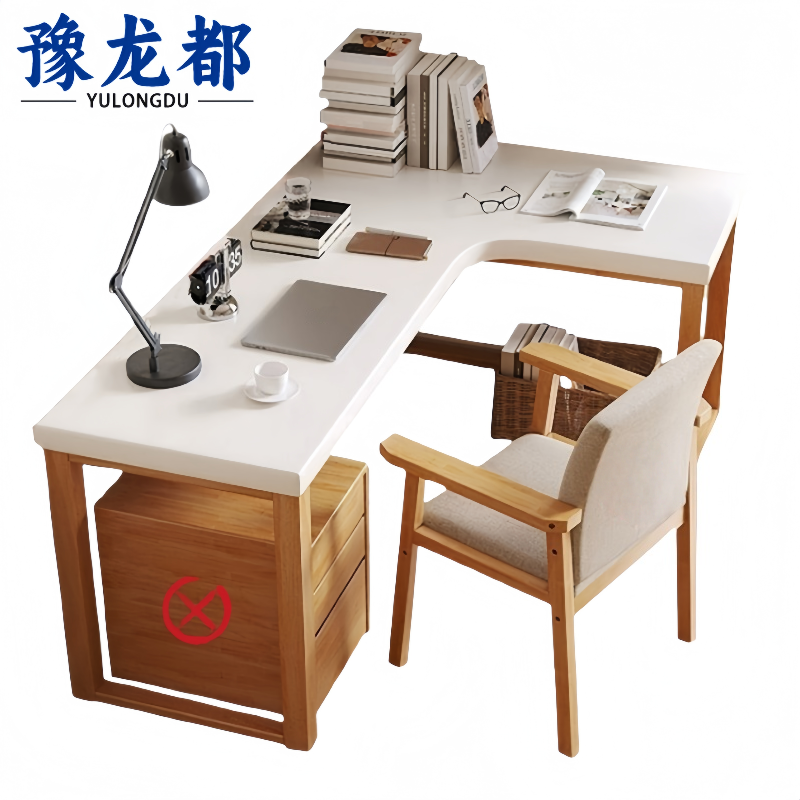 豫龙都电脑桌椅1.4m套