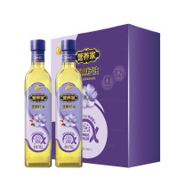 福临门 食用油 营养家亚麻籽油(礼盒装)750ml*2
