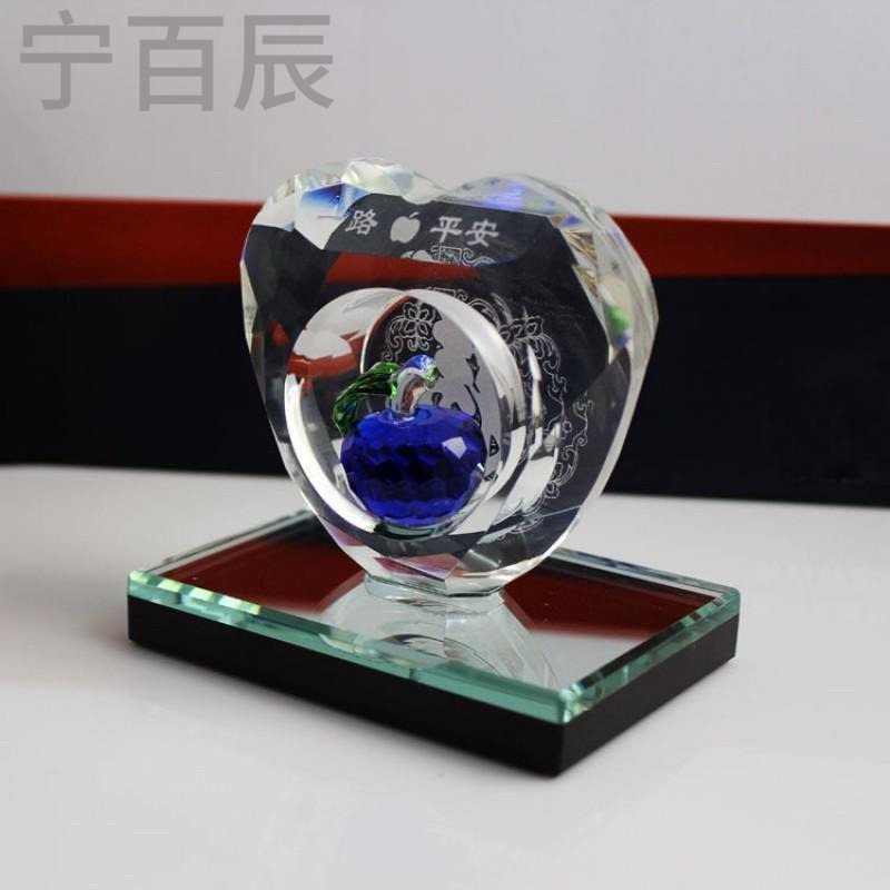 宁百辰批汽车香水 一路平安车载香水座 水晶香水座 汽车香水
