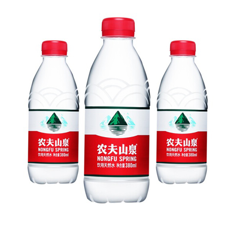 农夫山泉天然水380ml*24瓶 装 /饮用 水 一箱装 礼盒套装