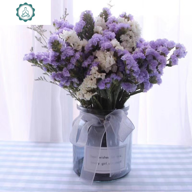 云南勿忘我干花花束满天星大束称斤卖鲜花插花家居客厅装饰摆件封后白