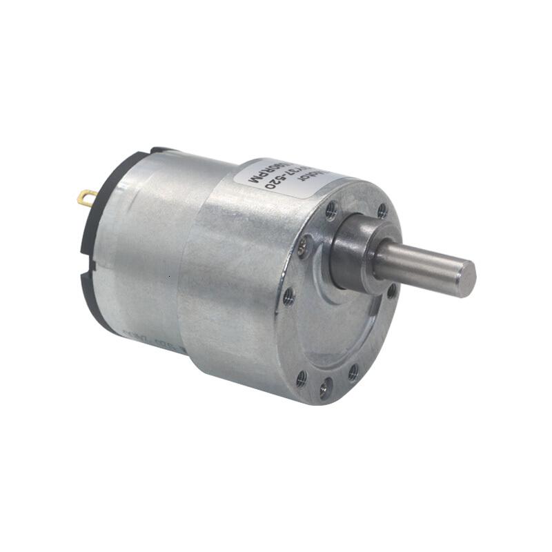 BONJEANJGB37-520减速马达 微型直流减机 6V 12V 24V 机器人马达 12V35RPM高清大图