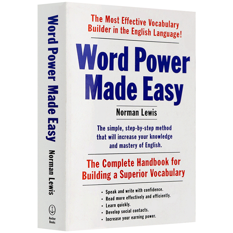 [正版]word power made easy 单词的力量 词汇的力量 单词学习方法 进口英文原版 轻松掌握词汇学习