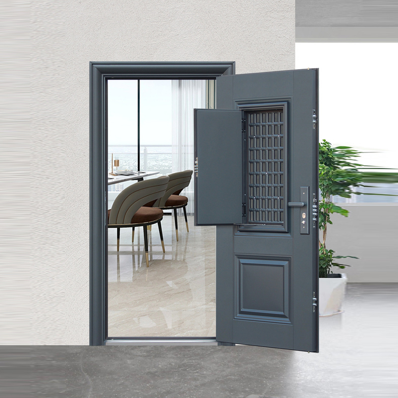防盗门进户门家用入户门中门通风气窗钢质室内外大门子母门单开门