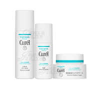 【保税仓现发】珂润(Curel)水乳面霜 面部护肤套装 化妆品 保湿补水 温和润浸滋养3件套（2号水+乳液+面霜）标准型