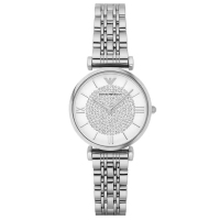 阿玛尼（EMPORIO ARMANI）手表休闲时尚指针石英女表 满天星简约气质女士手表腕表女AR1926 AR1925