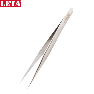 勒塔(LETA)不锈钢防静电防磁加硬长尖嘴镊子LT-LE274