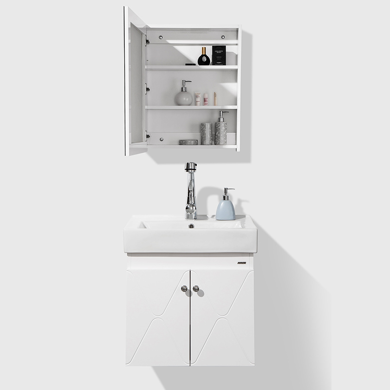 箭牌（ARROW） 箭牌浴室柜卫浴欧式挂墙式浴室柜实木柜小户型洗脸柜美式浴室柜组合洗漱台AEM6G349AP-A系列高清大图