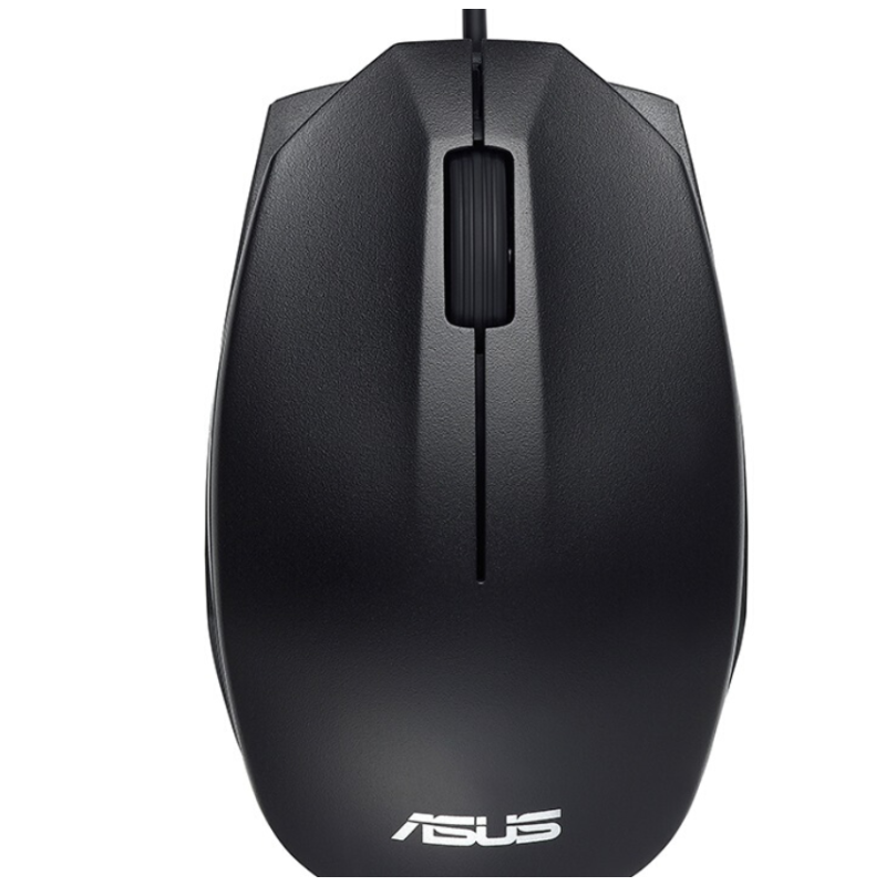 华硕(ASUS)UT280 人体工学红光有线鼠标 黑色