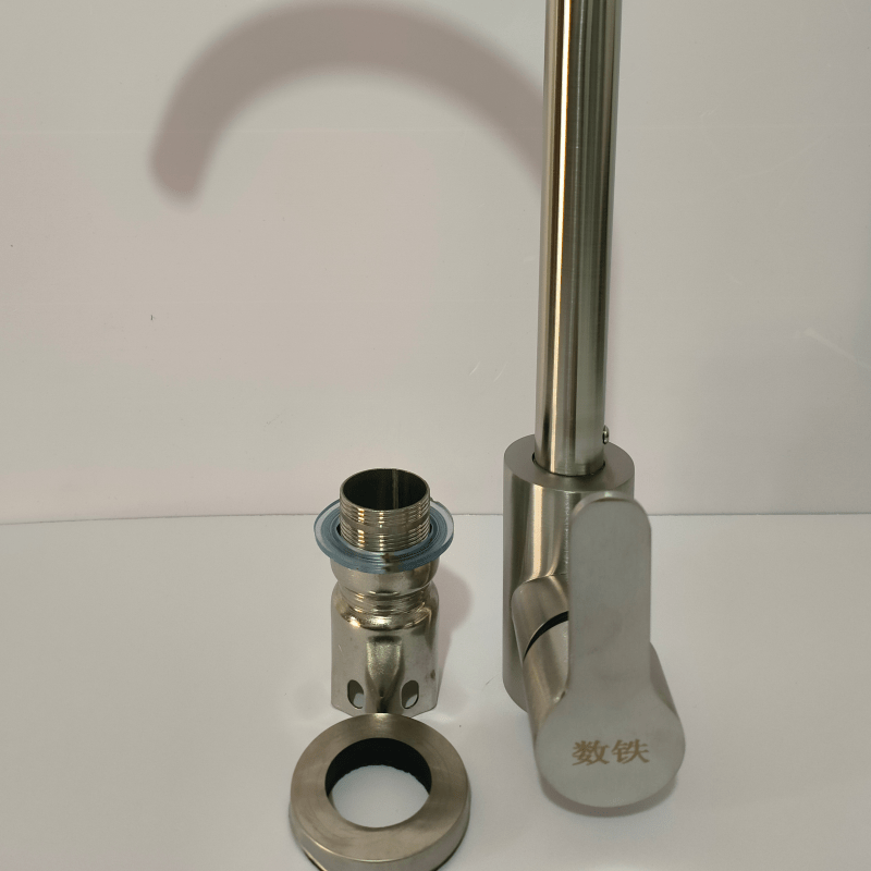 数铁304不锈钢拉丝洗菜盆冷热水龙头通用型个高清大图