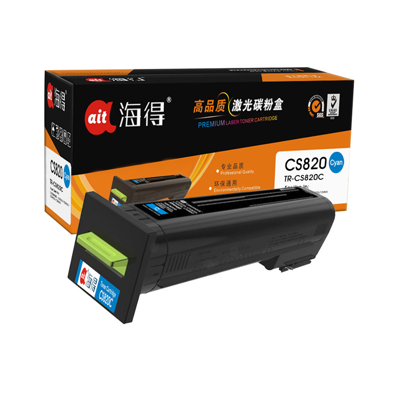 Ait海得 72K30C0墨粉盒 专业版 AIT-CS820C蓝色 适用利盟 CS820 CX820 C746DN