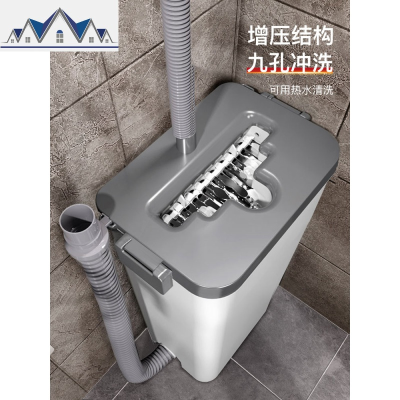 拖把平板免手洗家用拖布地拖墩布旋转一拖净懒人拖地干湿两用 三维工匠