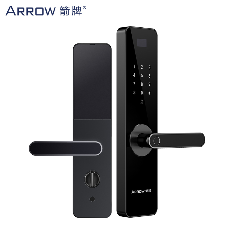 [送无线门铃][故宫安防指定品牌]箭牌ARROW指纹锁家用防盗门智能密码电子门锁全自动感应刷卡蓝牙APP远程912