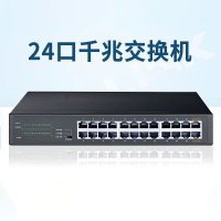 爱因(Ay) SG1024DT全千兆24口钢壳 VLAN隔离网络克隆机柜交换机 294*180*44mm