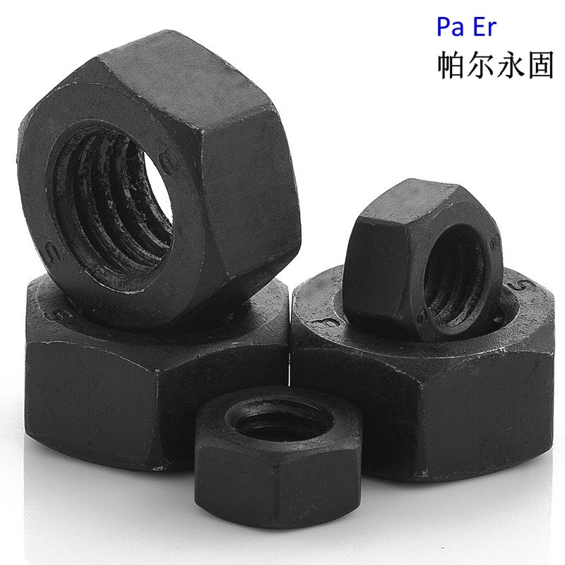 帕尔永固1型六角螺母M10mm8个高清大图