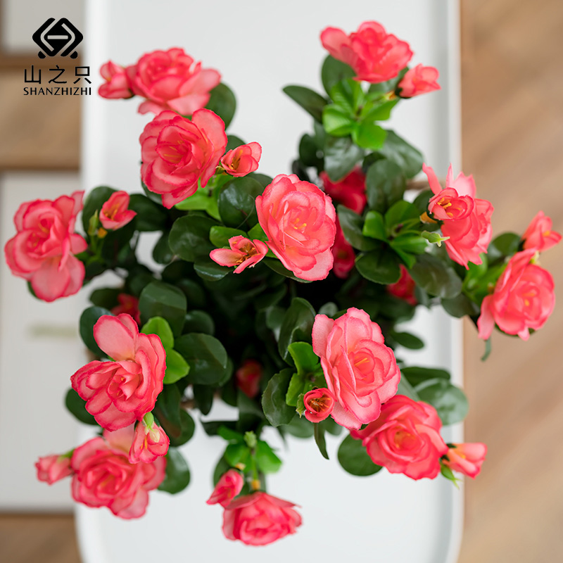 山之只 杜鹃花仿真花 MZ0155 个高清大图