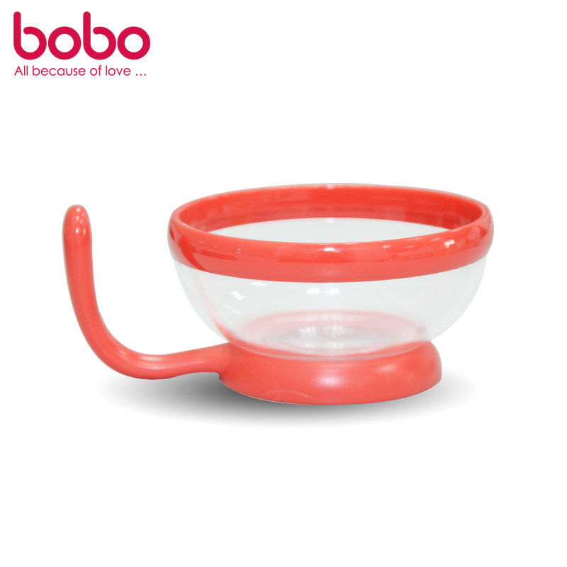 乐儿宝(bobo)易握学食碗(Tritan料)橙色 BD121-O