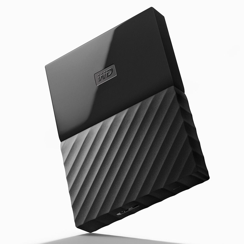 [精选]西部数据(WD) My Passport移动硬盘1TB USB3.0硬件加密2.5寸 新版炫彩 黑色