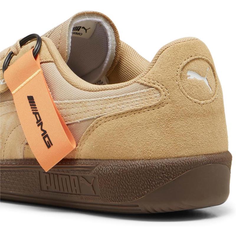彪马(Puma)复古老爹鞋经典足球元素拼接尼龙皮革休闲板鞋男