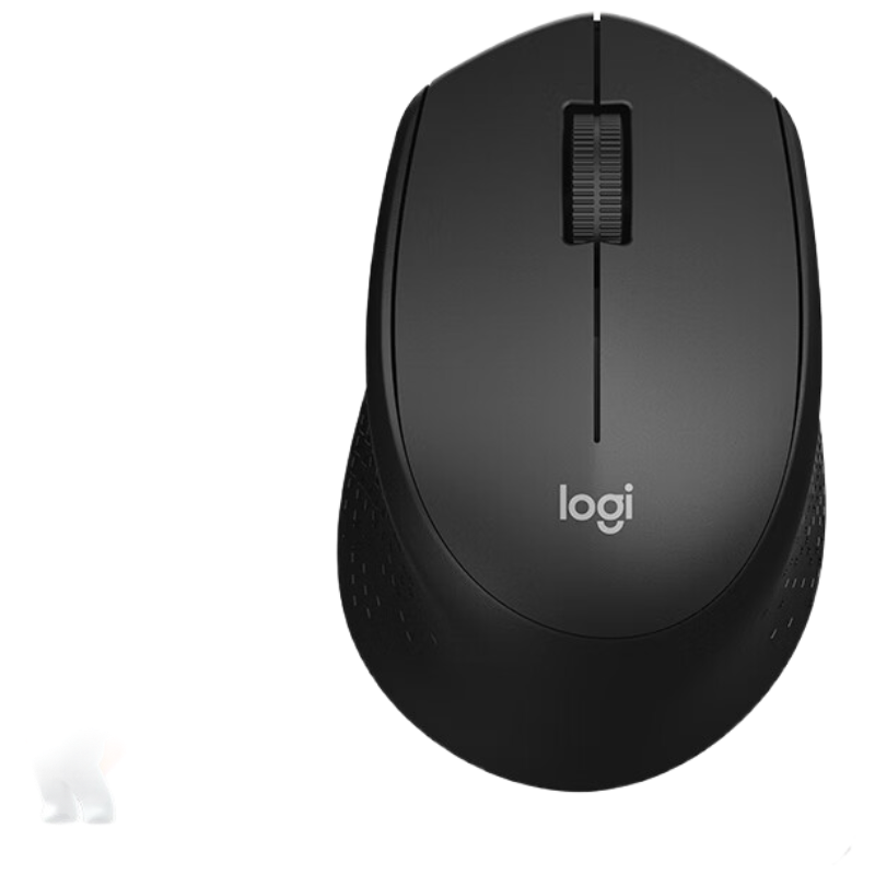 罗技(Logitech)M275鼠标 无线鼠标 办公鼠标 右手鼠标 黑色 带无线2.4G接收器