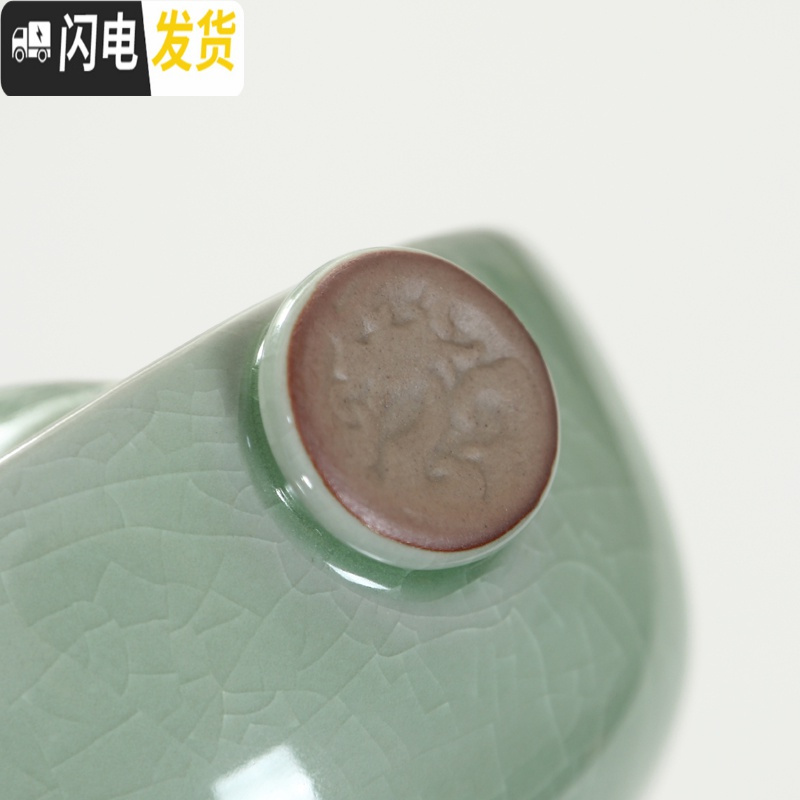 三维工匠汝窑快客一壶一杯旅行茶具户外便携式包单人随身带迷你功夫小套装 祥云手把(汝窑)+汝窑盘