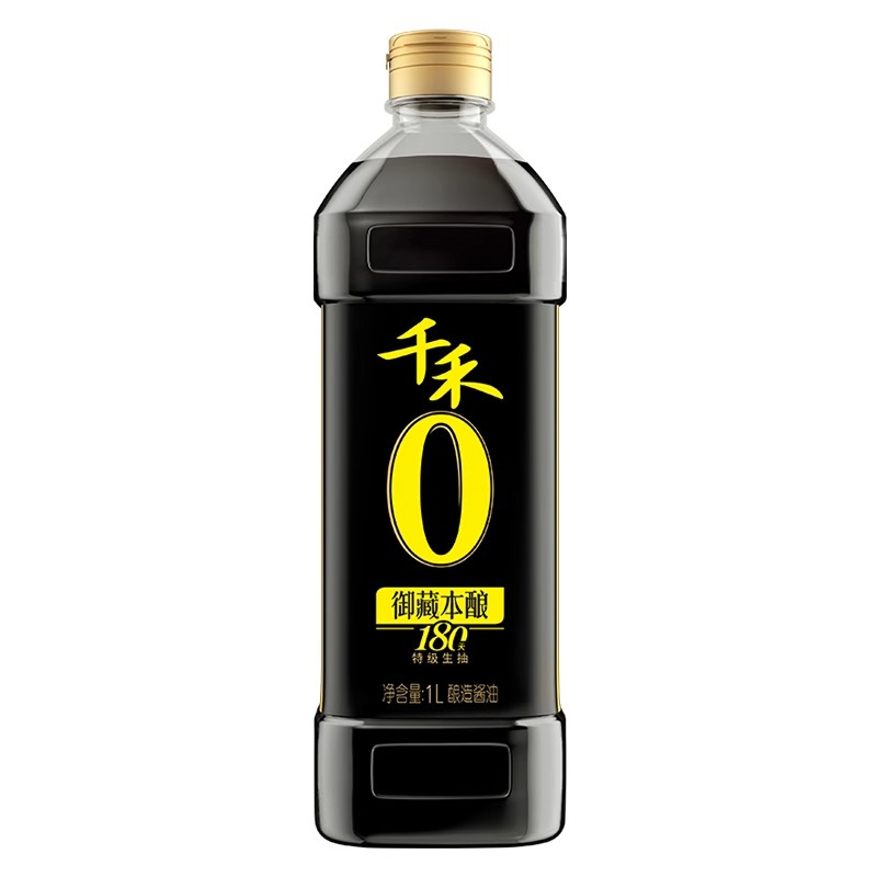 千禾御藏本酿180天1L特级生抽酿造酱油纯粮食酿造家用无碘高清大图