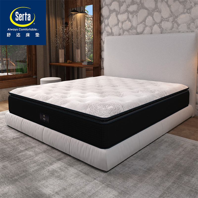 舒达serta床垫阻螨乳胶床垫适中睡感静音独立袋弹簧床垫