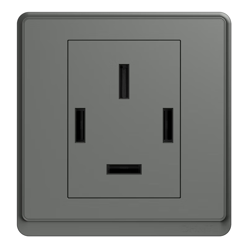 四眼插座面板 25A 440V 四孔插座 86型[单个装]图片仅供参考,具体以实物为准高清大图