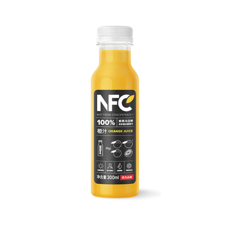 农夫山泉 NFC果汁饮料 100%NFC橙汁300ml