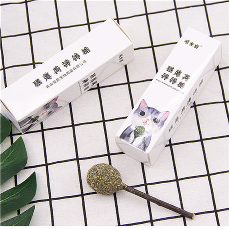 猫咪玩具用品猫薄荷球棒棒糖逗猫棒磨牙洁齿的木天蓼猫草猫咪零食