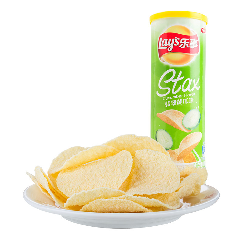 乐事 薯片桶装 104g黄瓜味