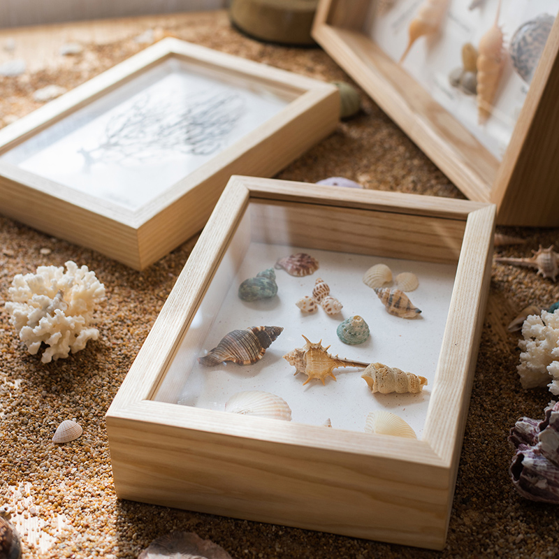 美帮汇标本相框创意立体画框干花植物装裱衍纸手工diy展示摆台7寸8 L浅框33*23.5*5cm 其他尺寸高清大图