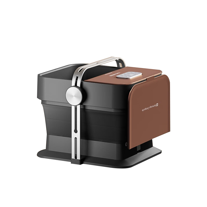 凯诗捷(KASJ)全自动按摩折叠泡脚桶洗脚桶加热足浴盆洗脚盆电动泡脚盆足浴桶送爸妈生日礼物K1 挚爱灰高清大图