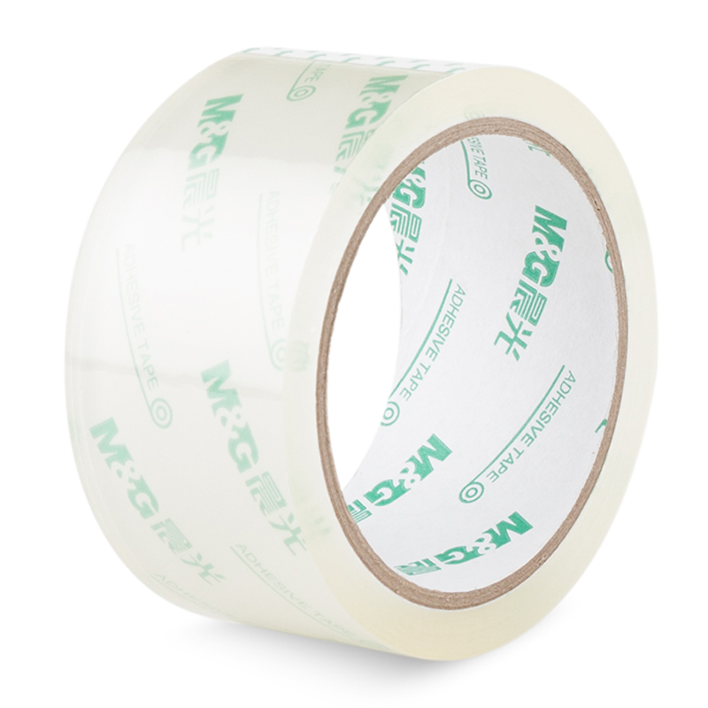 晨光mg高透封箱胶带48mm50yajd973846卷装组