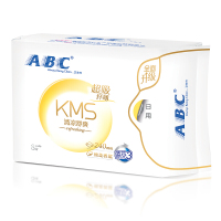 abc 卫生巾 日用 240mm*3包24片套装 KMS清凉舒爽 纤薄超吸 棉柔 姨妈巾