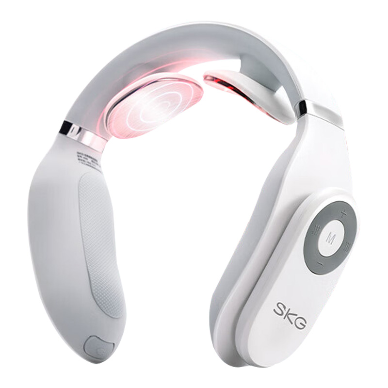 SKG颈椎按摩器智能遥控三档恒温热敷双脉按摩仪4098蓝牙二代
