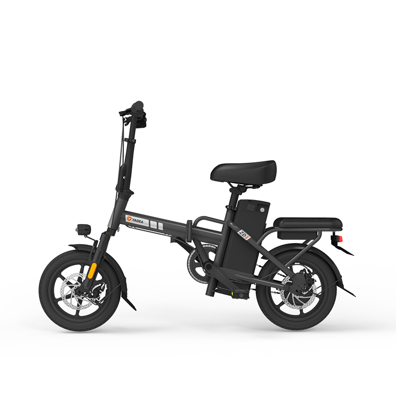 雅迪新款折叠电动自行车zd1锂电池高配48v20a超轻助力便携迷你小型