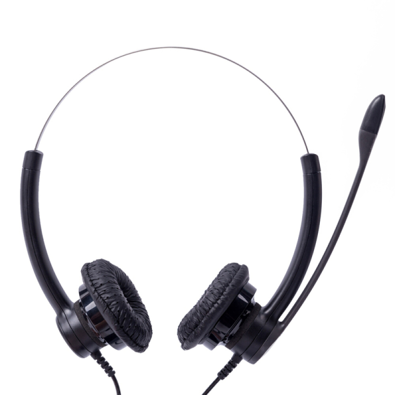 缤特力（Plantronics）SP12QD+国产USB连接线 头戴式坐席耳机 话务耳麦 双耳式