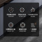 鸥莱茵(OLEYIN) A32( 天然气) 插电式智能触控 双十头猛火 双边定时关火 聚能防风炉架 定时灶 (自行安装)