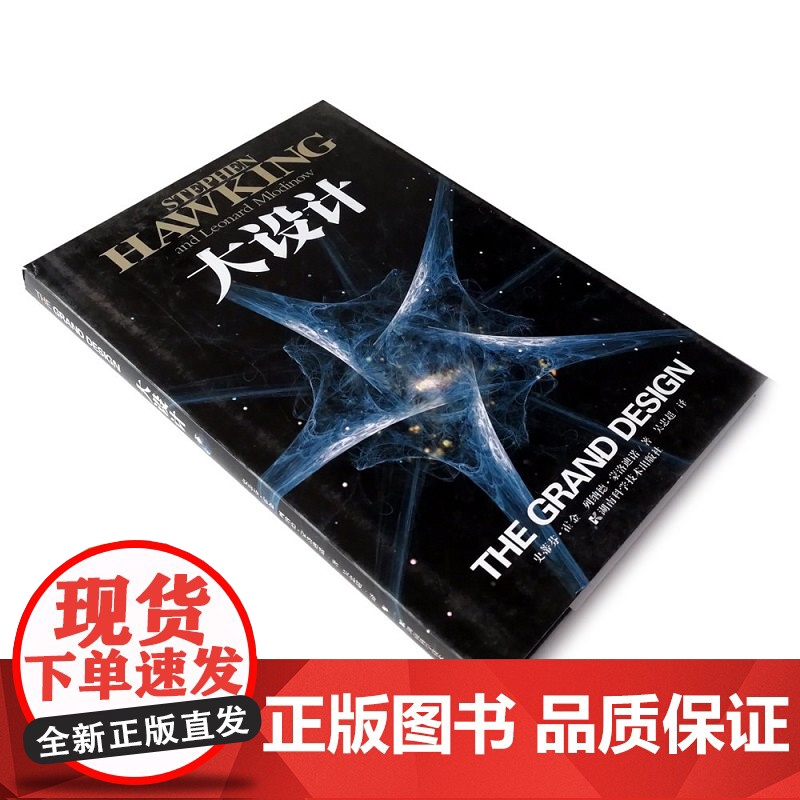 大设计 阐释宇宙 史蒂夫霍金 时间简史果壳中的宇宙霍金沉思录作者书籍 湖南科学技术出版社 自然科学类科普读物 正版书籍高清大图