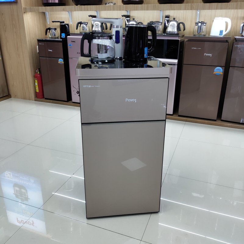 Peves/奔腾饮水机-BT8603 金色双层立式家用全自动包胶壶新款多功能茶吧机
