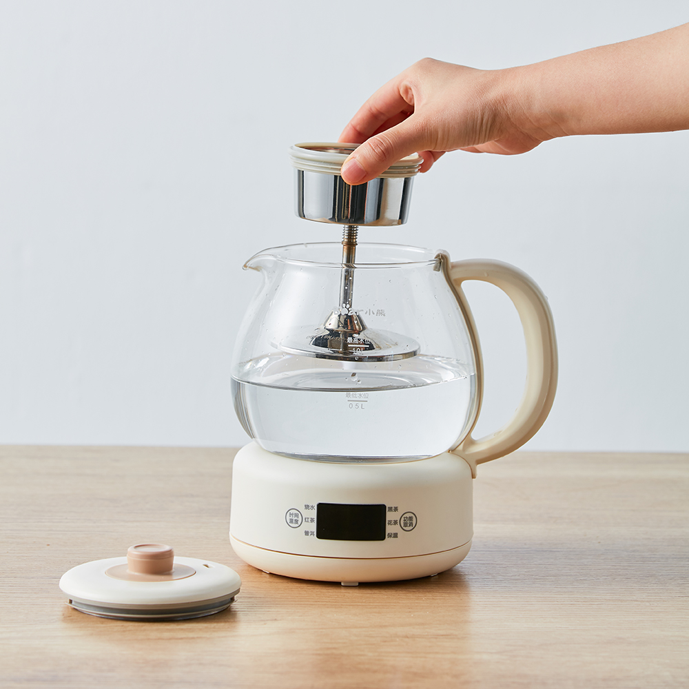 小熊养生壶多功能家用养生杯电炖杯小型办公室养身热奶花茶煮茶壶YSH-F04E1高清大图