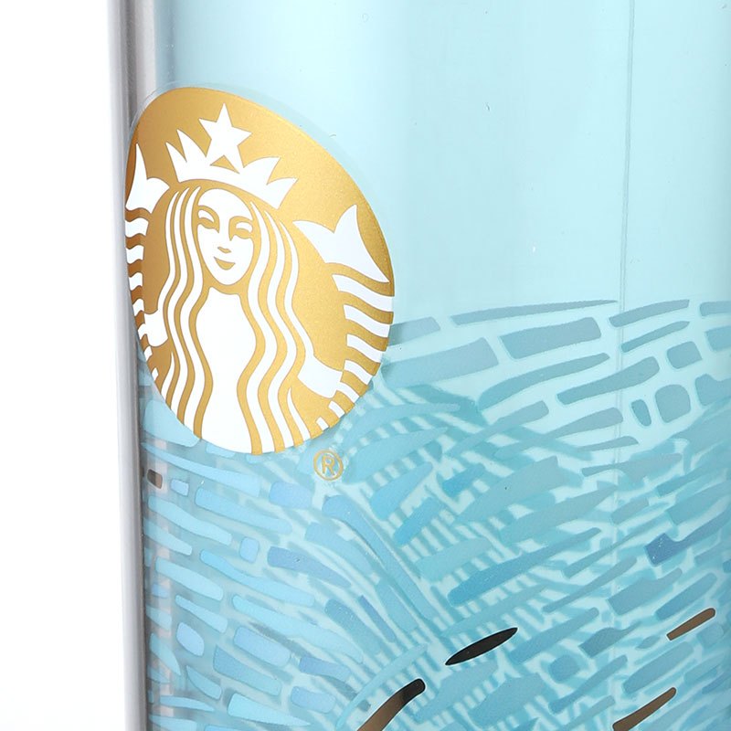 星巴克(starbucks) 微蓝韵律款双层咖啡杯400ml-11168504高清大图