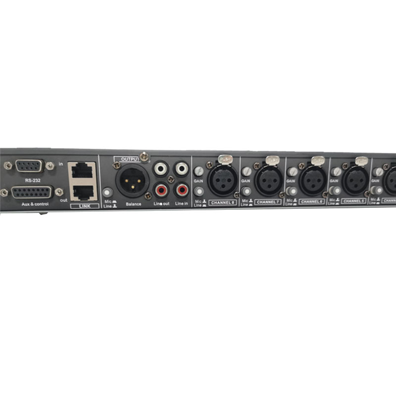 启诺QN-MX830八路会议混音器(台)高清大图